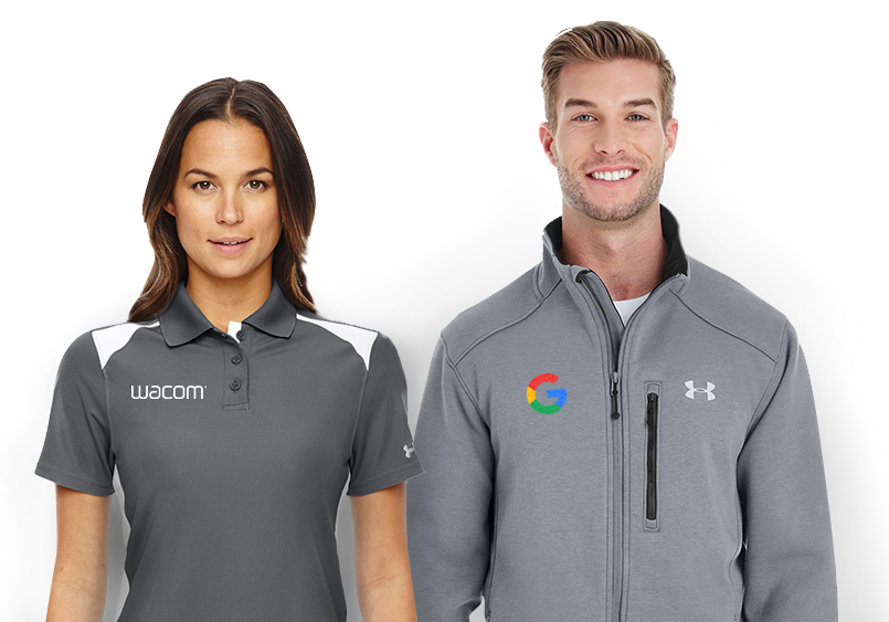 embroidered under armour polo shirts